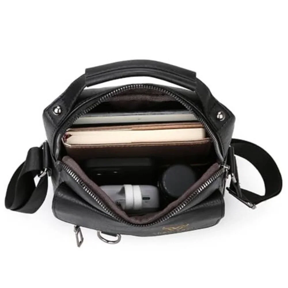 Shoulder Bag for Men Crossbody Bags Leather Sling Bag Messenger Bags